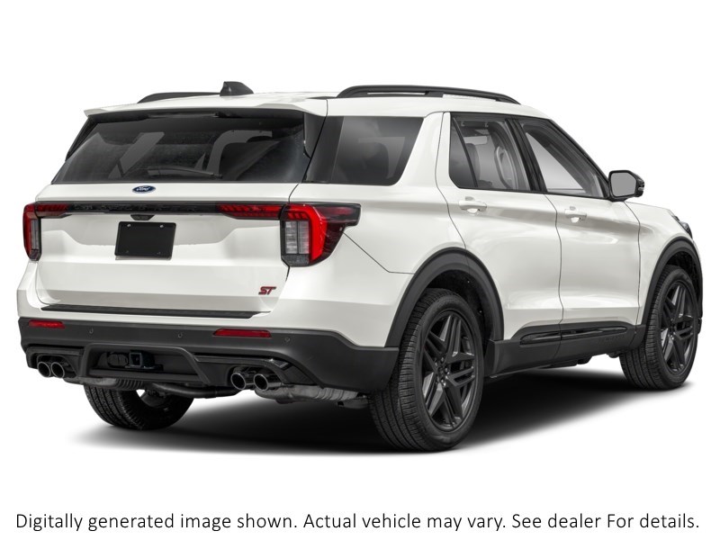2026 FORD EXPLORER ST 4WD Star White Metallic Tri-Coat  Shot 6