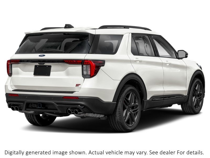 2026 Ford Explorer ST 4WD Star White Metallic Tri-Coat  Shot 2