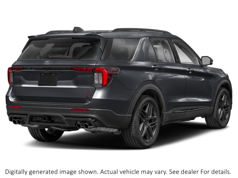 2025 FORD EXPLORER ST 4WD Agate Black Metallic  Shot 6