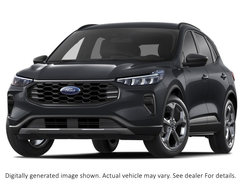 2025 FORD ESCAPE ST-LINE AWD Agate Black Metallic  Shot 3