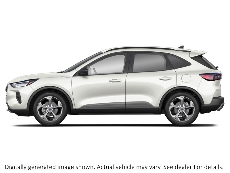 2026 FORD ESCAPE ST-LINE AWD star white metallic tri-coat  Shot 3