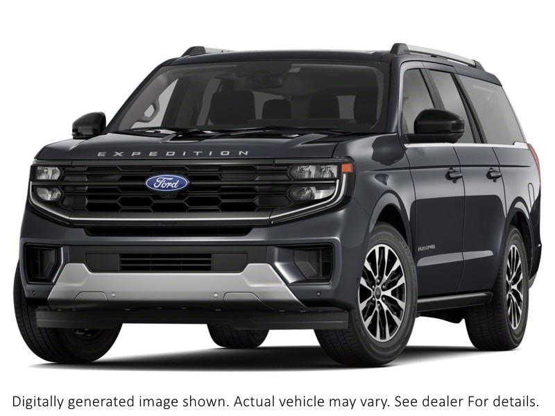 2025 Ford Expedition Max Platinum Max 4x4 Agate Black Metallic  Shot 1