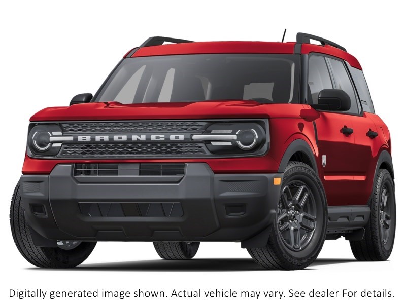 2025 FORD BRONCO SPORT BIG BEND 4X4 Ruby Red Metallic Tinted Clearcoat  Shot 1