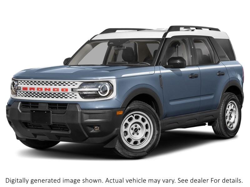 2026 Ford Bronco Sport Heritage 4X4 Azure Grey Metallic Tri-Coat  Shot 1