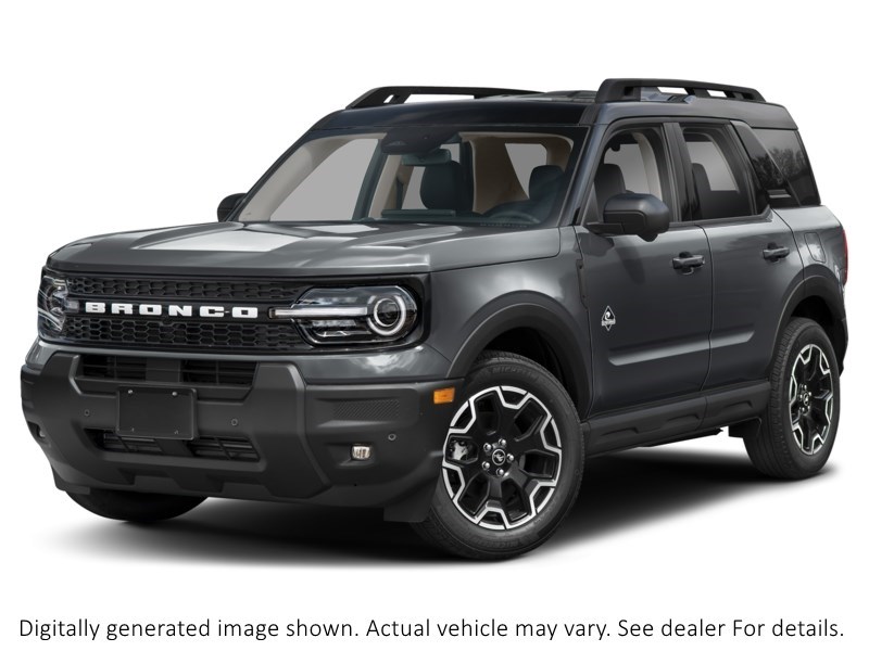 2025 FORD BRONCO SPORT OUTER BANKS 4X4 Carbonized Grey Metallic  Shot 1