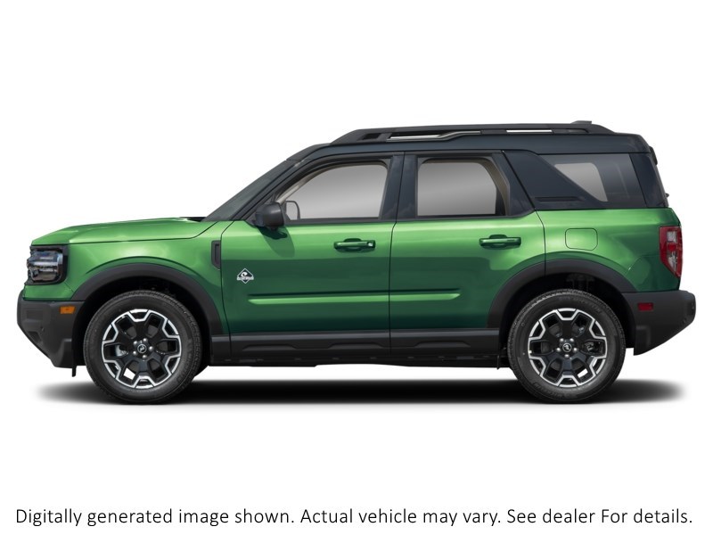 2025 FORD BRONCO SPORT OUTER BANKS 4X4 Eruption Green Metallic  Shot 3