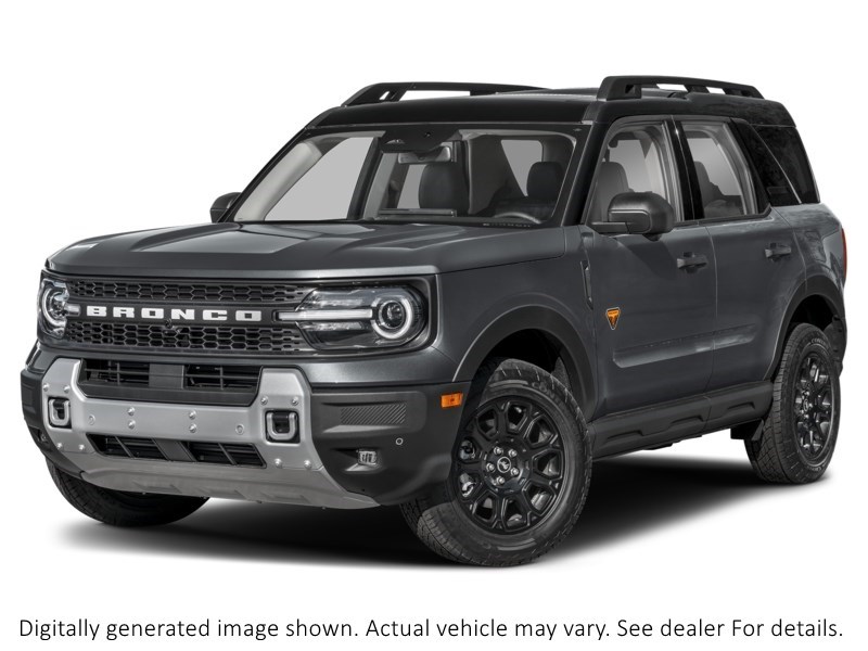 2025 FORD BRONCO SPORT BADLANDS 4X4 Carbonized Grey Metallic  Shot 1