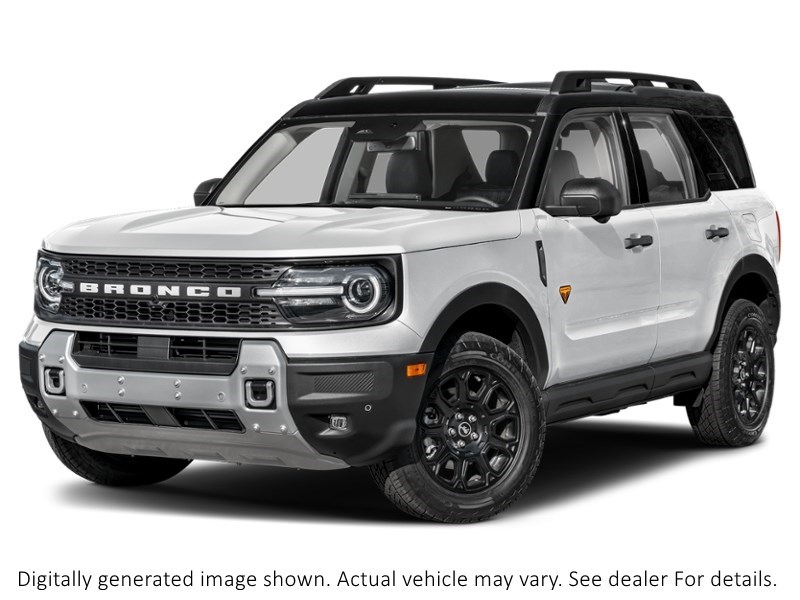 2026 Ford Bronco Sport Badlands 4X4 Space White Metallic  Shot 1