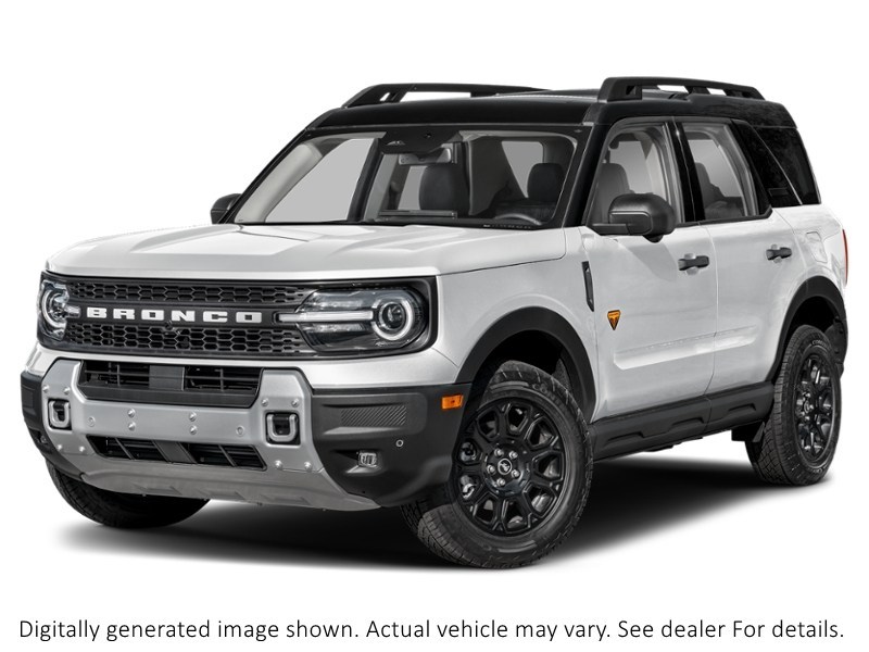 2026 Ford Bronco Sport Badlands 4X4 Space White Metallic  Shot 2