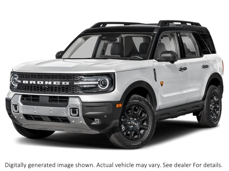 2026 Ford Bronco Sport Badlands 4X4 Space White Metallic  Shot 4