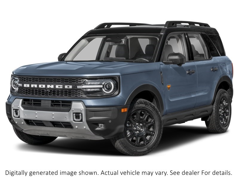 2025 FORD BRONCO SPORT BADLANDS 4X4 Azure Grey Metallic Tri-Coat  Shot 1