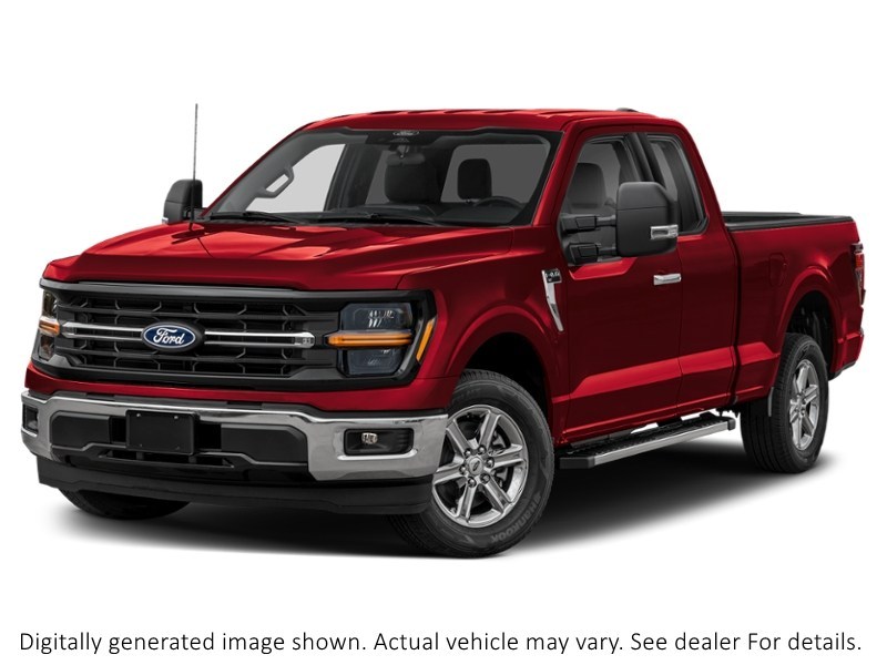2026 Ford F-150 XLT 4WD Supercab 6.5' Box Ruby Red Metallic Tinted Clearcoat  Shot 1