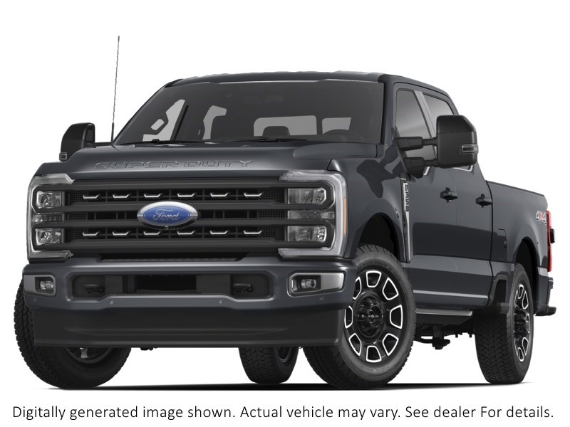 2025 FORD F-350 PLATINUM 4WD CREW CAB 6.75' BOX Agate Black Metallic  Shot 3