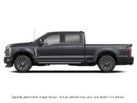 2025 FORD F-350 PLATINUM 4WD CREW CAB 6.75' BOX Agate Black Metallic  Shot 4