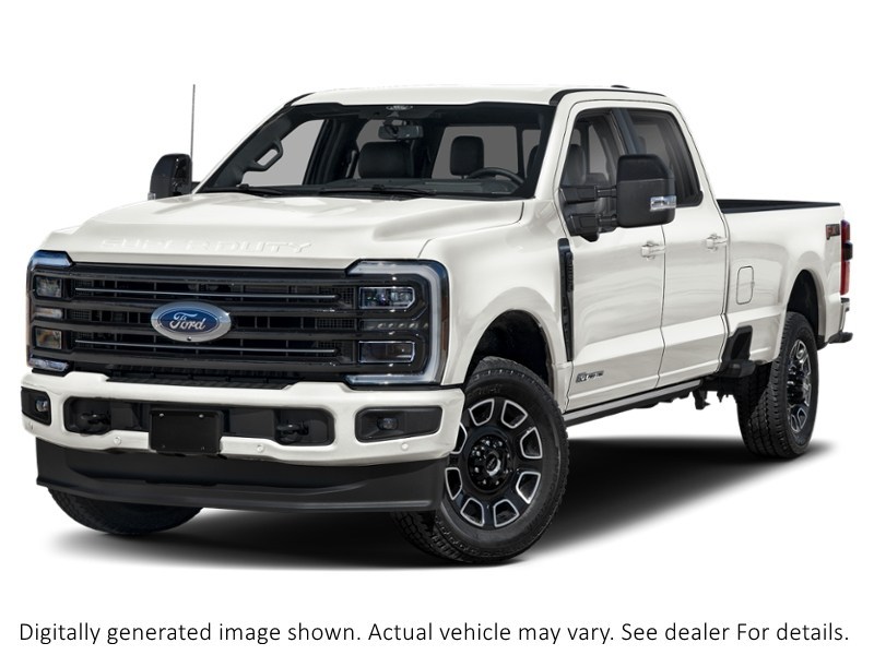 2026 Ford Super Duty F-350 Drw Platinum 4WD Crew Cab 8' Box Star White Metallic Tri-Coat  Shot 4