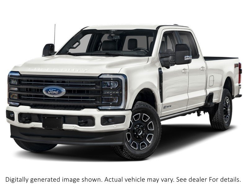 2027 Ford Super Duty F-350 Drw Platinum 4WD Crew Cab 8' Box Star White Metallic Tri-Coat  Shot 4