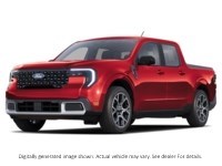 2025 FORD MAVERICK LARIAT AWD SUPERCREW Ruby Red Metallic Tinted Clearcoat  Shot 3