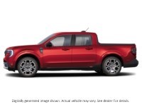 2025 FORD MAVERICK LARIAT AWD SUPERCREW Ruby Red Metallic Tinted Clearcoat  Shot 2