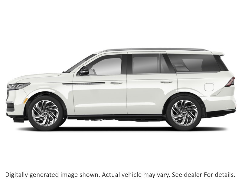 2026 Lincoln Navigator Reserve 4X4 Pristine White Metallic Tri-Coat  Shot 3