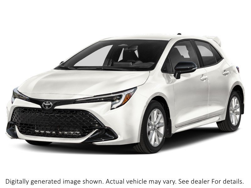 2027 Toyota Corolla Hatchback CVT SE White  Shot 1