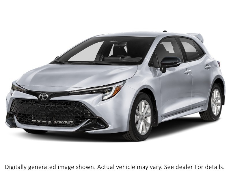 2027 Toyota Corolla Hatchback CVT Classic Silver Metallic  Shot 1