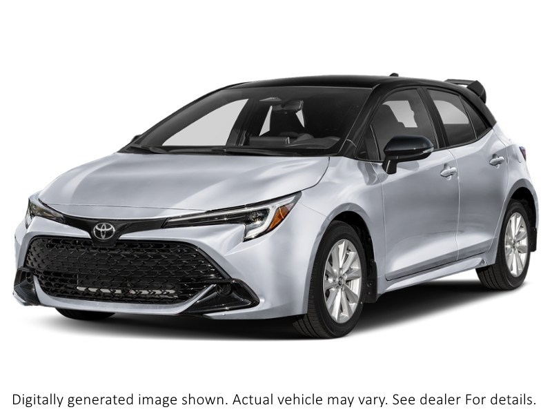 2027 Toyota Corolla Hatchback CVT Classic Silver Metallic w/Black Roof  Shot 10