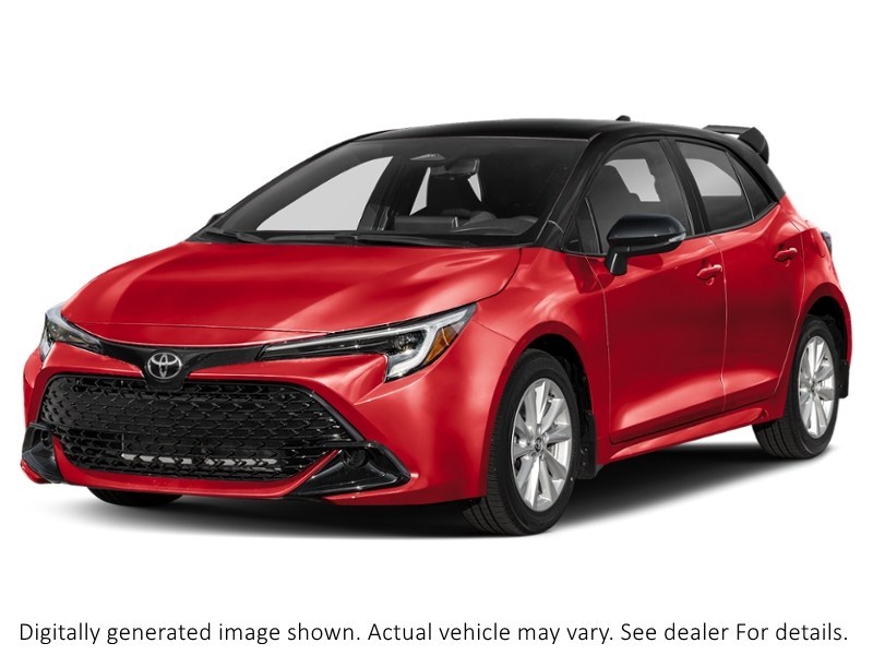 2027 Toyota Corolla Hatchback CVT Finish Line Red w/Black Roof  Shot 1