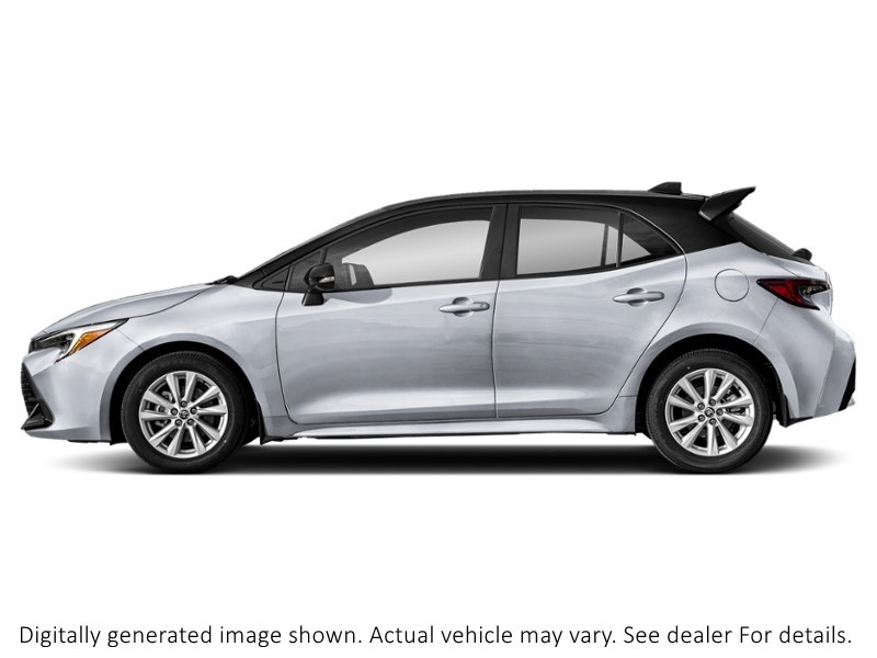 2027 Toyota Corolla Hatchback CVT Classic Silver Metallic w/Black Roof  Shot 9