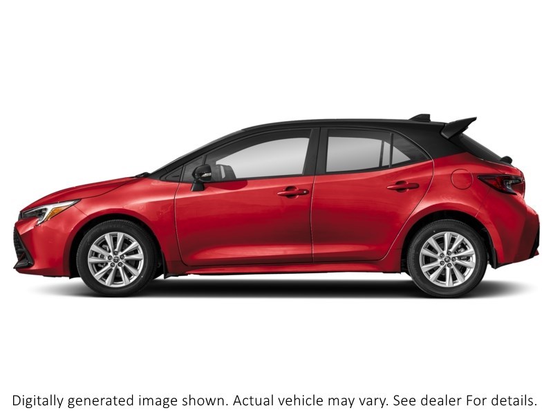 2026 Toyota Corolla Hatchback CVT Finish Line Red w/Black Roof  Shot 3