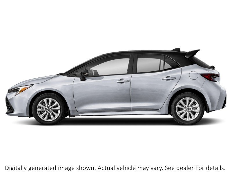 2027 Toyota Corolla Hatchback CVT Classic Silver Metallic w/Black Roof  Shot 9