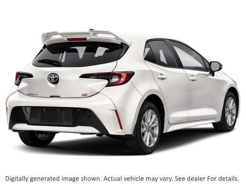 2027 Toyota Corolla Hatchback CVT SE White  Shot 2