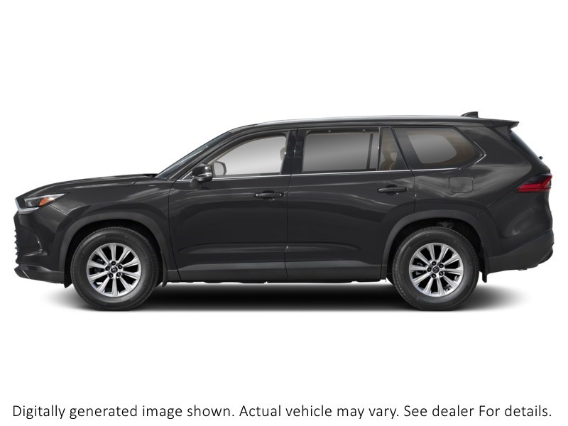 2025 Toyota Grand Highlander Hybrid Hybrid XLE AWD Midnight Black Metallic  Shot 3