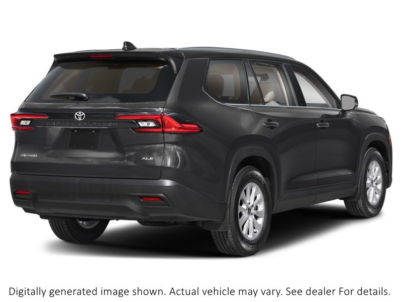 2025 Toyota Grand Highlander Hybrid Hybrid XLE AWD Midnight Black Metallic  Shot 6