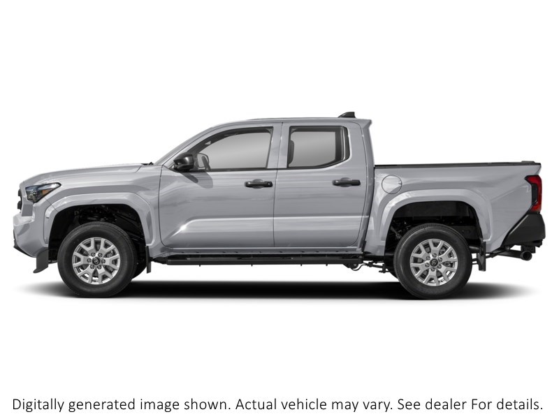 2025 Toyota Tacoma 4x4 Double Cab Auto Celestial Silver Metallic  Shot 3