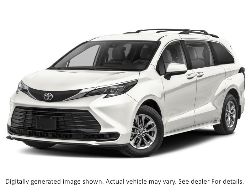 2026 Toyota Sienna LE 8-Passenger AWD White  Shot 1