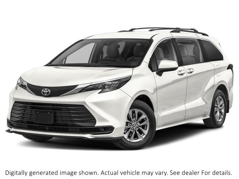 2026 Toyota Sienna LE 8-Passenger AWD White  Shot 4
