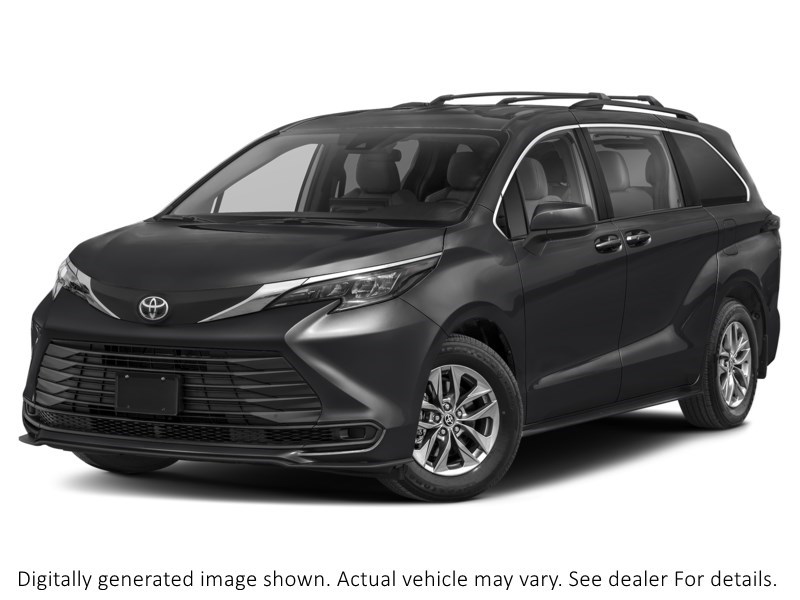 2026 Toyota Sienna LE 8-Passenger AWD Midnight Black Metallic  Shot 4