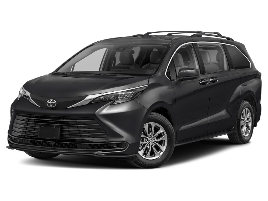 Midnight Black Metallic 2026 Toyota Sienna LE 8-Passenger AWD Minivan All-Wheel Drive Automatic