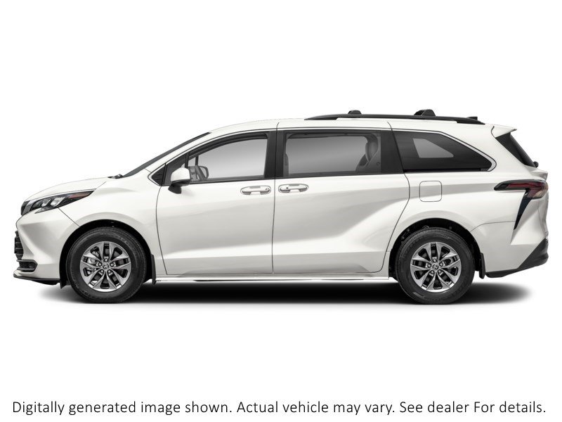 2026 Toyota Sienna LE 8-Passenger AWD White  Shot 5
