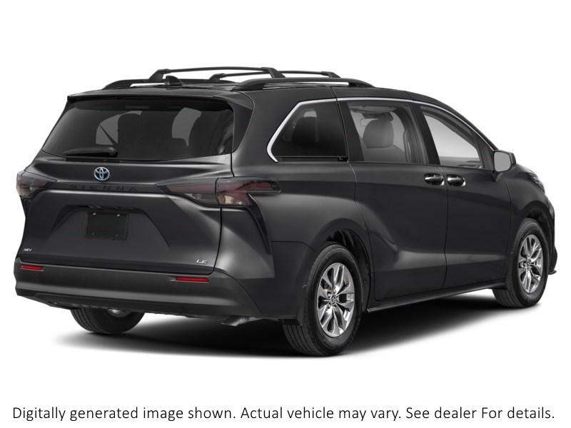 2026 Toyota Sienna LE 8-Passenger AWD Midnight Black Metallic  Shot 2