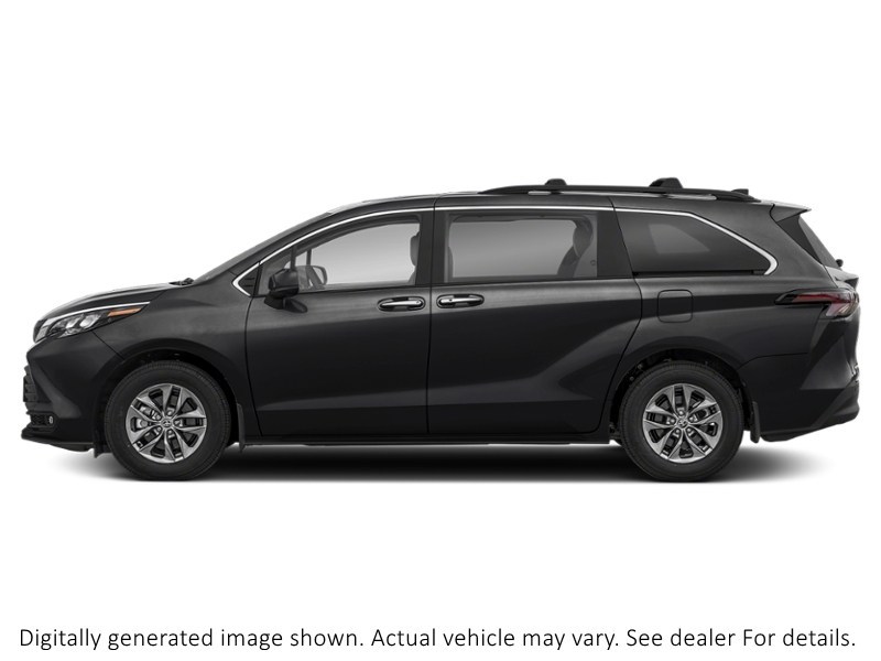 2026 Toyota Sienna XLE 8-Passenger FWD Midnight Black Metallic  Shot 3