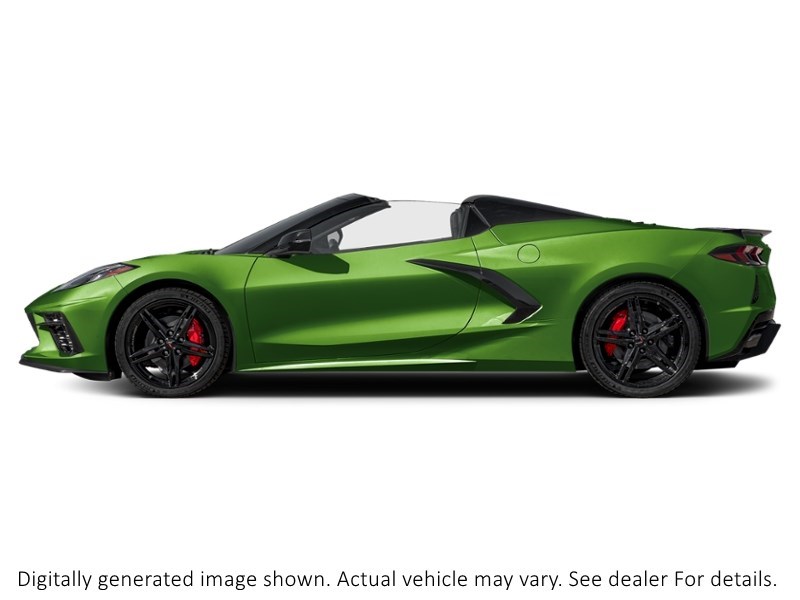 2026 Chevrolet Corvette 2Dr Stingray Conv W/1Lt Roswell Green Metallic  Shot 3