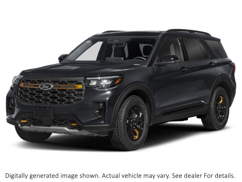 2026 Ford Explorer Tremor 4WD Agate Black Metallic  Shot 1