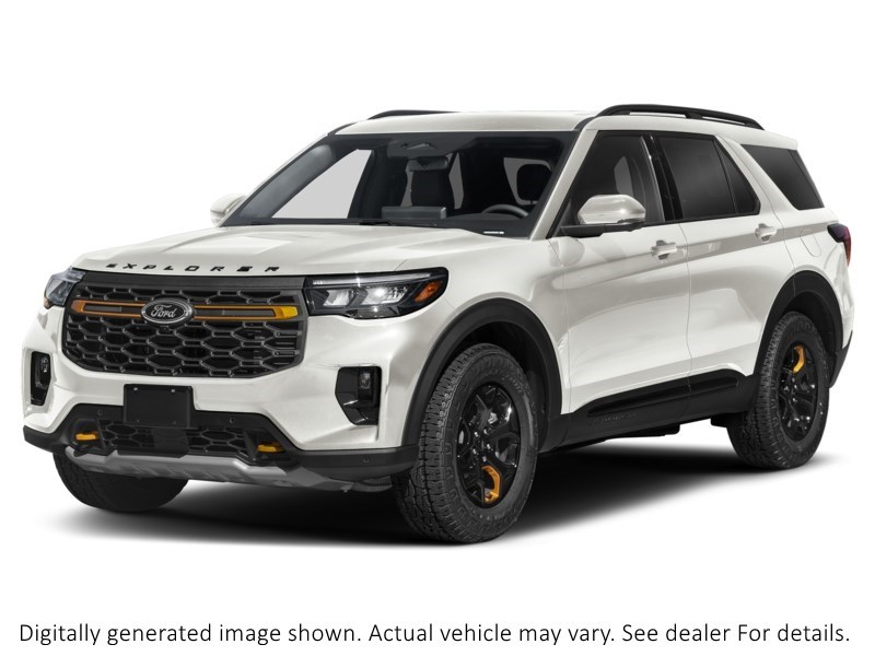 2026 Ford Explorer Tremor | 4WD | 3.0L | ULTIMATE PKG Star White Metallic Tri-Coat  Shot 1