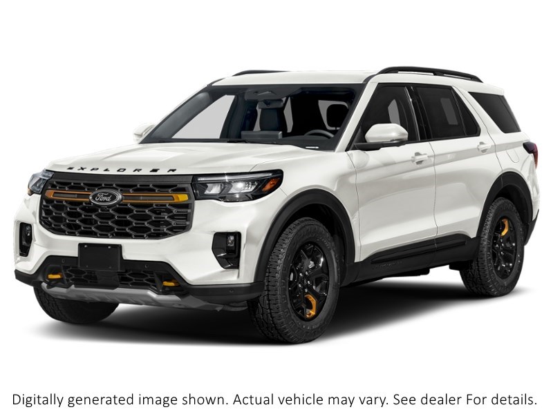 2026 Ford Explorer Tremor 4WD Star White Metallic Tri-Coat  Shot 1