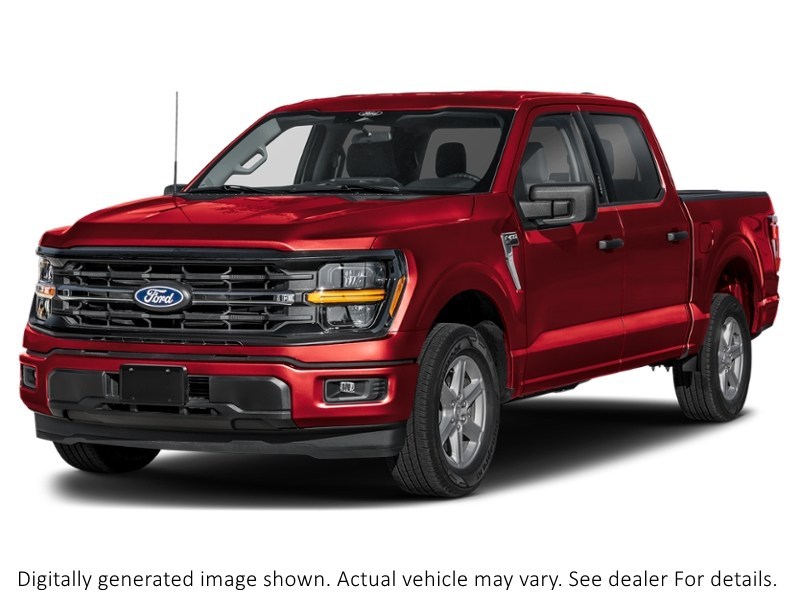 2026 Ford F-150 XLT 4WD Supercrew 5.5' Box Ruby Red Metallic Tinted Clearcoat  Shot 1