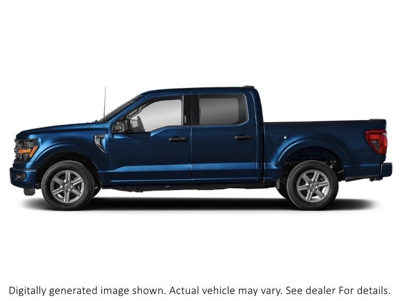 2026 Ford F-150 XLT 4WD Supercrew 5.5' Box Antimatter Blue Metallic  Shot 3