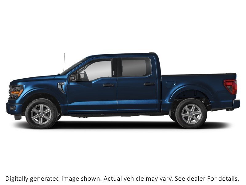 2026 Ford F-150 XLT 4WD Supercrew 5.5' Box Antimatter Blue Metallic  Shot 3
