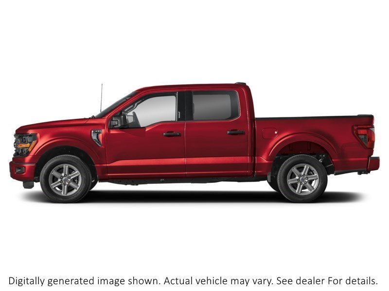 2026 Ford F-150 XLT 4WD Supercrew 5.5' Box Ruby Red Metallic Tinted Clearcoat  Shot 3