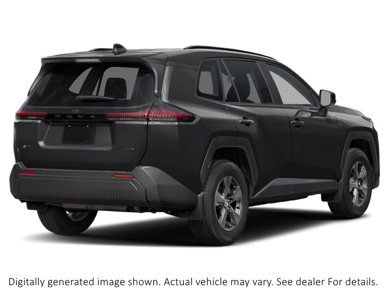 2026 Toyota Rav4 LE AWD Midnight Black Metallic  Shot 2
